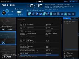 MSI X99 SLI Plus Bios (OC Advanced 1)