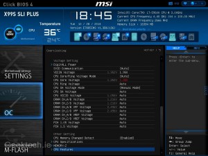 MSI X99 SLI Plus Bios (OC Advanced 2)