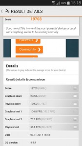 Samsung Galaxy Note 4 3DMark