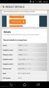 Sony Xperia Z3 3dmark ISU