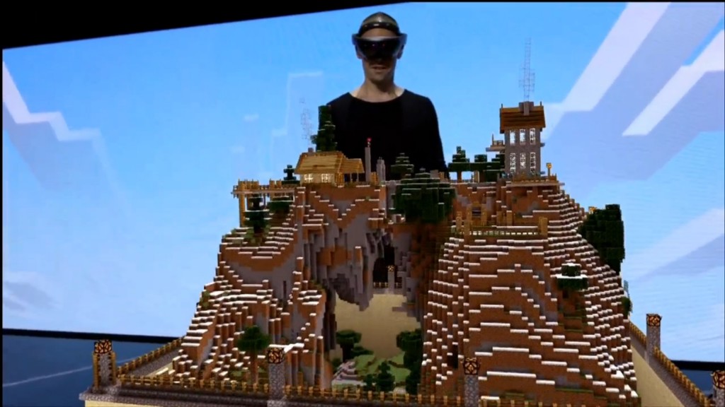 Minecraft hololens