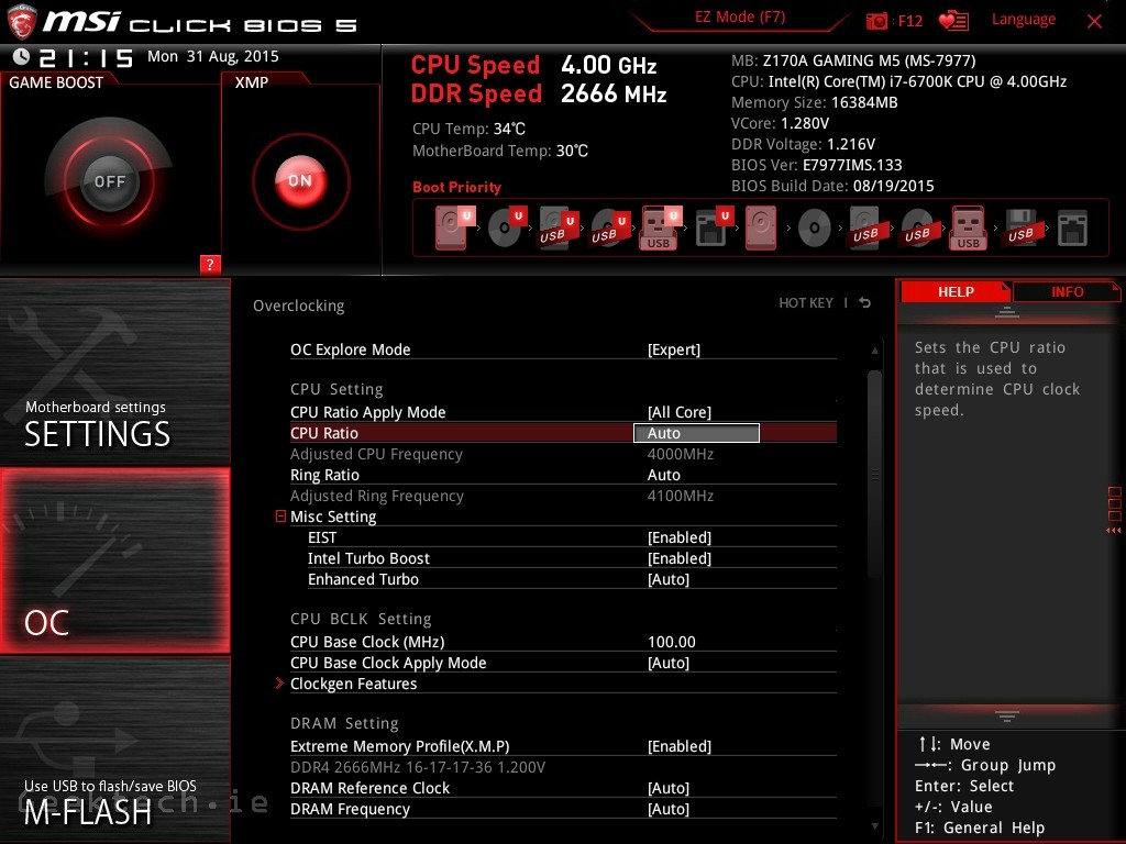 MSI Z170 Gaming M5 BIOS (5)