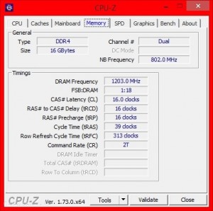 MSI Z170 Gaming M5 CPU-Z Stock 2