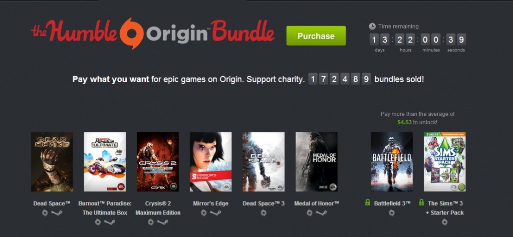 origin humble bundle