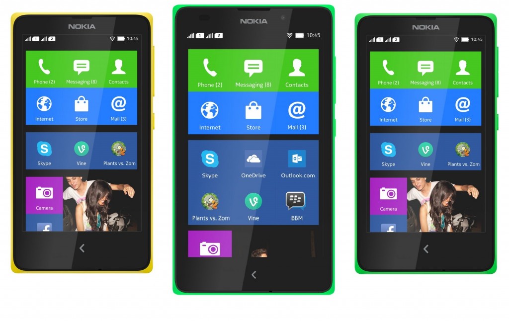 Nokia X Android phones