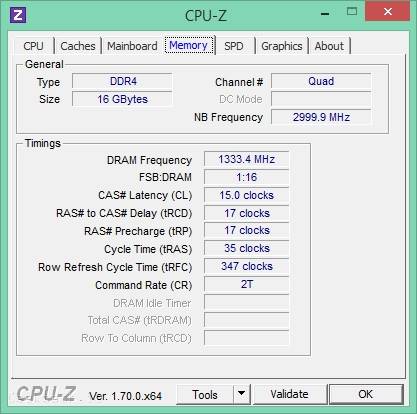 Intel 5960X CPU Z 2 XMP