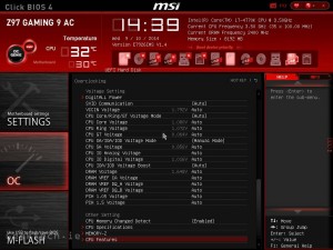 MSI Z97 Gaming 9 AC BIOS Oc Advanced 3