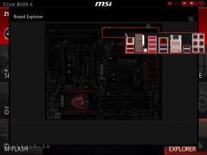 MSI Z97 Gaming 9 AC BIOS board veiwer IO