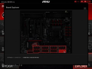 MSI Z97 Gaming 9 AC BIOS board viewer Sata